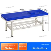 Lit de massage en acier recouvert de plastique renforcé, support d'acupuncture, thérapie de médecine traditionnelle chinoise, massage pédiatrique 1