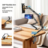 Support de tablette rotatif à 360° pour chevet SG33, stabilisation d'image, support universel pour téléphone de bureau