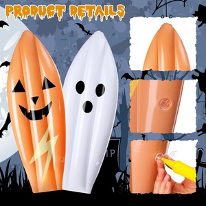 Tabla de Surf Inflable de PVC Colorida, Decoración para Fiestas en la Playa Hawaiana, Juguete para Piscina, Accesorio para Fotos, para Vacaciones de Verano - Product Image 3