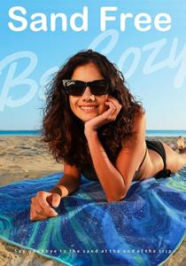 Toalla de Playa y Piscina Personalizada de Microfibra de Secado Rápido, Compacta y Ligera, con Bolsa de Viaje Personalizada - Product Image 2