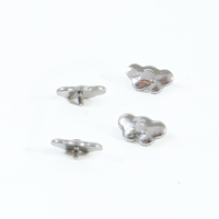 2025 meilleur prix F136 titane nuage boucles d'oreilles 16G Labret Piercing bijoux