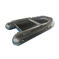 Bateau de pêche gonflable Bellyboat élargi et résistant à l'usure en PVC pour 8 personnes, écologique