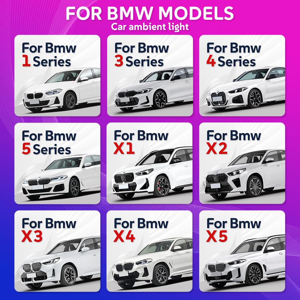 For BMW X4 F26 LED Car Ambient Light Symphony Ceiling Light Automotive ...