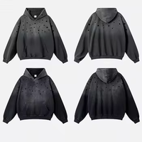 Échantillons Gratuits Fabrication Sweat-shirt à Capuche Homme Oversize en Molleton Épais 450 g/m² 100 % Coton avec Poche Imprimée et Personnalisable