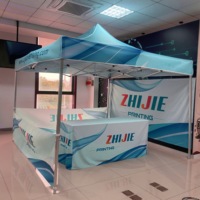 Tente personnalisée Sunshine avec logo, publicité extérieure, salon professionnel, tente pliante personnalisée imprimée, tente d'événement 10x10