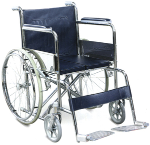 Ruedas Delanteras Sólidas Amortiguadoras de Impactos para Silla de Ruedas Manual Estándar, Diseño Plegable y Portátil para Apartamentos Pequeños - Product Image 3