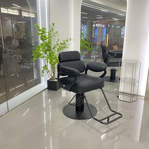 Fauteuil de Barbier Professionnel de Luxe Inclinable avec Pompe Hydraulique Robuste, Mobilier de Salon de Beauté pour Barbier - Product Image 4