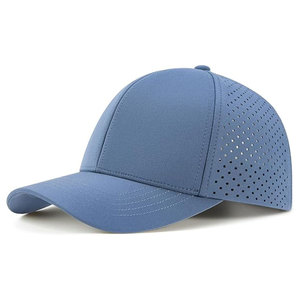 Gorras de Béisbol Unisex con Logotipo Personalizado de Alta Calidad 100% Algodón, Mejor Proveedor, Cantidad al por Mayor, Gorras con Perforación Láser - Product Image 1