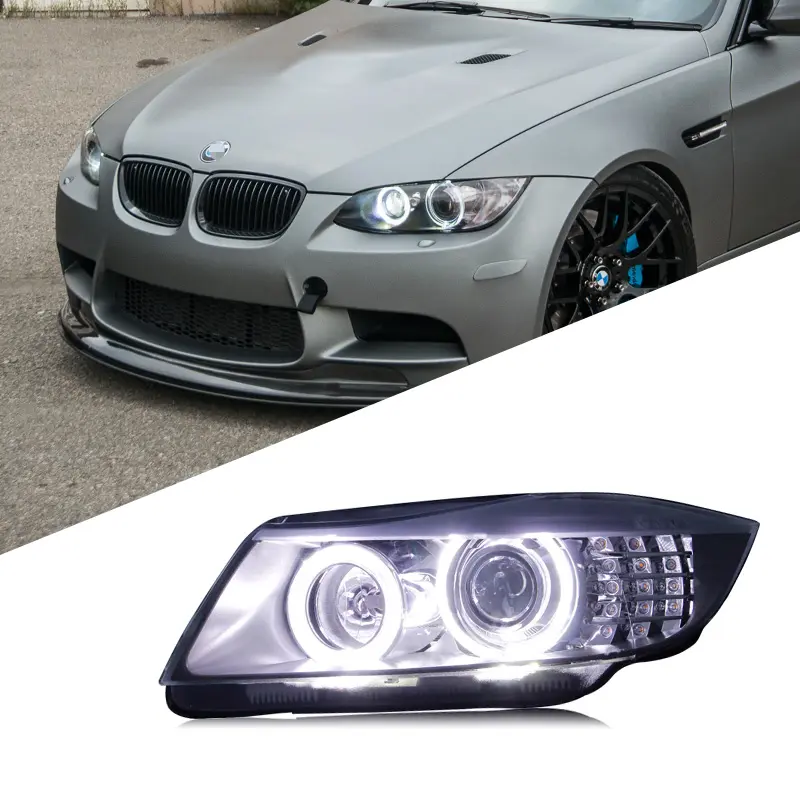 Suitable for BMW 3 Series E90 headlight assembly 318 320 325i modified LED angel eye bulb daytime running light