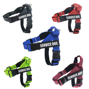 Kingtaleヘビーデューティー調節可能な子犬ソフトパッド入り反射ベストメッシュパッド入りペット用ペットハーネス - Product Image 1