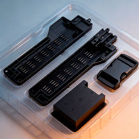 Cetakan Injeksi Plastik Presisi Tinggi ABS/PC/PE dengan Layanan Pemotongan Toleransi 0.01mm Logo Mobil 3D