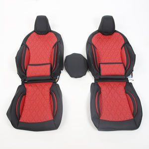 GANE Design Ensemble Complet de Luxe de Housses de Sièges Intérieures de Voiture en Cuir Nappa pour Tesla Model X/Y 2021-2025 - Product Image 1