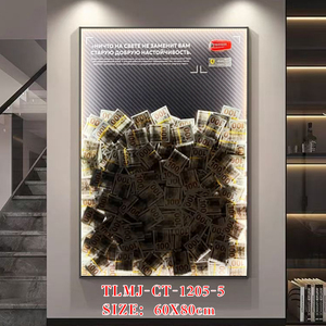 Marco para Dinero, Caja de Emergencia, Regalo Especial, Decoración de Pared Elegante para el Éxito Financiero, Idea de Regalo Exclusiva, Artículo de Regalo Único con Luz - Product Image 6