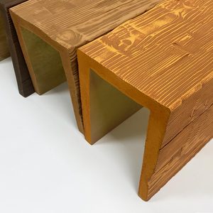 Travi in Poliuretano Stile Moderno Colore <span class=keywords><strong>Noce</strong></span> Scuro, Travi Finto <span class=keywords><strong>Legno</strong></span> PU per Decorazione Villa - Product Image 4