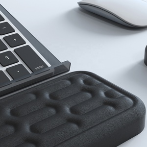 Tùy chỉnh mềm Bộ nhớ bọt cổ tay phần còn lại Bàn phím pad với cổ tay hỗ trợ chuột bàn phím tay Palm Pad - Product Image 5