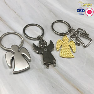 LLavero de Ángel de Metal con estampado de esmalte suave, alas de Ángel de la Iglesia religiosa, gran oferta - Product Image 2