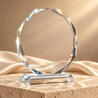 Hypercrafts Trofeo cristal award verre blanc bon marché événements sportifs Souvenirs K9 plaque de cristal trophée de récompense en verre