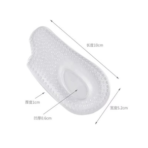 1 Par de Plantillas de Gel de Silicona Suave para Talón, Alivio del Dolor, Soporte para Espolón Calcáneo, Almohadillas para Zapatos, Insertos Cómodos para el Cuidado de los Pies - Product Image 3