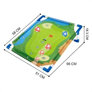 Ensemble de <span class=keywords><strong>jeu</strong></span> de <span class=keywords><strong>golf</strong></span> d'intérieur et d'extérieur facile à assembler avec des balles collantes, jouet sportif sûr pour les enfants, amusement familial, pratique à tout moment et en tout lieu - Product Image 5