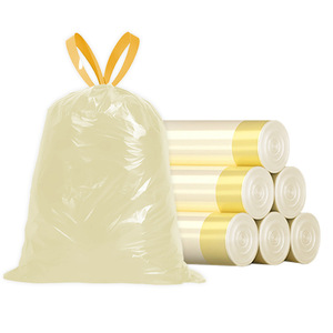 Bolsas de Basura Grandes XL Extra Gruesas con Cordón para Uso Doméstico y de Cocina, Paquete de 180 Unidades - Product Image 1