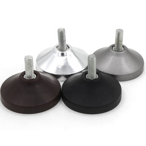 ตัวปรับระดับขาโต๊ะฟุตบอลแบบพลาสติกโครเมียมพร้อมวงแหวนยาง - Product Image 4