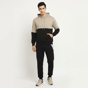Top Seller Winter Men Crew Neck Pullover Hoodies Polyester/Cotton Fleece Zipper-<b>Up</b> Regular Fit Quick Dry Breathable Casual - Product Image 1