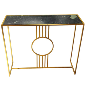 Nuevo Exhibidor de Mesa Rectangular Moderno de Hierro y Mármol de la Mejor Calidad, Duradero y Ligero para Sala de Estar, Diseño Elegante - Product Image 1