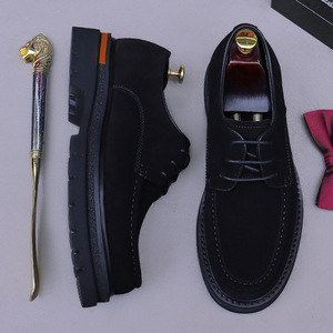Zapatos Oxford Casuales de Alta Calidad para Hombre, Hechos a Mano con Cuero Genuino, Elegantes, Transpirables, con Cordones, Impermeables y Ligeros, para Bodas y Fiestas - Product Image 1