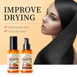 OEM Private Label Organic Strengthening Repair Hair Treatment Extract Hair Growth Oil Argan Keratin Hair Care Shine Serum