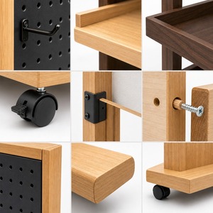 Espositore Moderno Personalizzato in Legno di Pino, Scaffale da Terra in Compensato per Negozi al Dettaglio, per Bevande, Alimenti per Animali, Cosmetici, OEM - Product Image 4