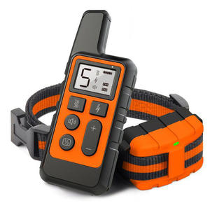 Collier de dressage pour chien à distance rechargeable, portée efficace de 500 m, étanche IP67, taille réglable, en plastique intelligent pour chiens, contrôle des aboiements - Product Image 3