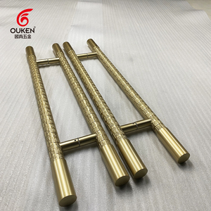 มือจับประตูบ้านไม้และกระจก คุณภาพสูง ชุบโครเมียม ป้องกันรอยนิ้วมือ ทำจากทองเหลือง ติดตั้งง่าย - Product Image 3