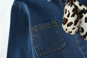 Kids Clothing Denim Long Sleeve Balochi Dress Designs Frocks Photos Made in India Party Imported China - Product Image 3