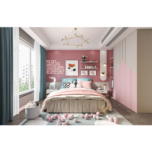 Bắc Âu đơn giản Giường trẻ em trai cô gái công chúa giường phòng ngủ giường đơn - Product Image 1