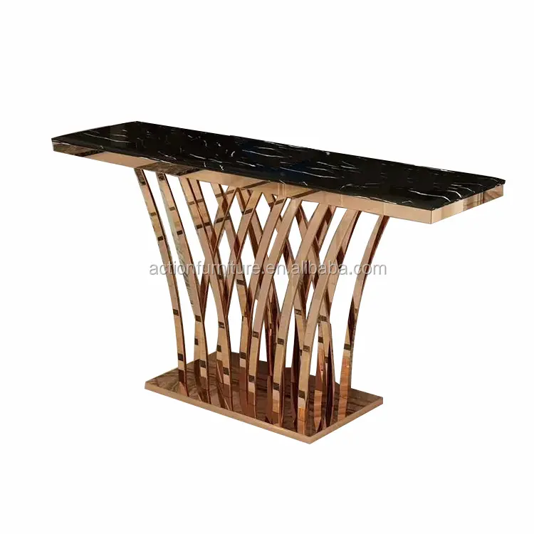 Декоративная металлическая мебель Тиффани, новый дизайн, консоль, стол, стол для гостиной, гостиничный зал