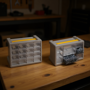 TTAKE Basic Cab Drawer Unit <b>Tool</b> Containers 12 Compartment <b>Storage</b> Organizer For Workshop Garage Use - Product Image 3