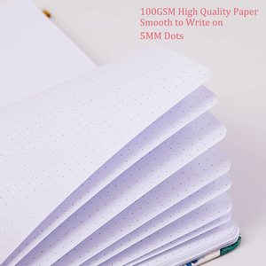 Sổ Lập Kế Hoạch Cao Cấp Tùy Chỉnh Xoắn Ốc Undated Nhật Ký Cá Nhân <span class=keywords><strong>Bullet</strong></span> Dotted <span class=keywords><strong>Journal</strong></span> - Product Image 4