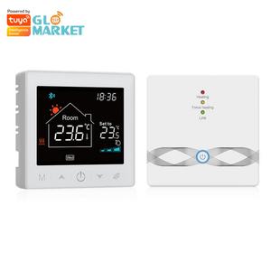Glomarket <b>Wifi</b> Gas Boiler Wall-hung Rf Touch Screen Smart Boiler <b>Thermostat</b> With Receiver Floor Heating Intelligent <b>Thermostat</b> - Product Image 1