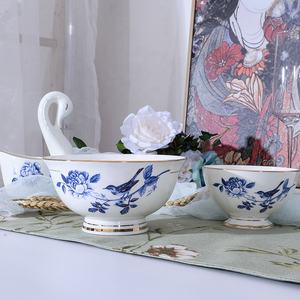 Service de vaisselle en porcelaine fine 60 pièces, luxe minimaliste européen, coffret cadeau, personnalisation du logo, idéal pour la maison et les restaurants - Product Image 5