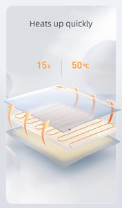 Couverture électrique pour animaux de compagnie en gros, spécial chat, chauffe-lit pour chien, chauffe-lit pour animaux de compagnie, coussin chauffant pour chat, contrôle de la température, tapis pour chat - Product Image 5