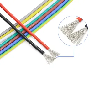 سلسلة UL3239 درجة حرارة عالية 200C سلك إلكتروني سيليكون 3/6/35kv عالية الجهد 20AWG لفة واحدة المنزلية - Product Image 3