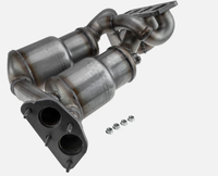Convertisseur catalytique automobile à haut débit et bas prix, Euro IV, Euro V, Euro VI, 400 CPSI, pour BMW 320 E90 18407525460, fourni par l'usine
