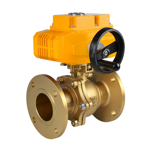 Vanne à bille à bride à commande électrique COVNA pour un contrôle précis du débit de fluide dans les applications industrielles - Product Image 3