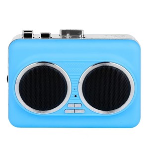 ลำโพงสเตอริโอในตัวแบบพกพา ลำโพงคู่ แปลงเทปคาสเซ็ตเป็น MP3 พร้อมช่องเสียบ USB สำหรับบันทึกเสียง - Product Image 4