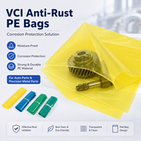 VCI Rostschutz Offene Flachbeutel aus Polyethylen Korrosionsbeständige Plastiktüten für Metall- und Hardwareverpackungen