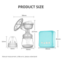 Tire-lait électrique aspiration puissante de mamelon électrique avec le tire-lait électrique de biberon