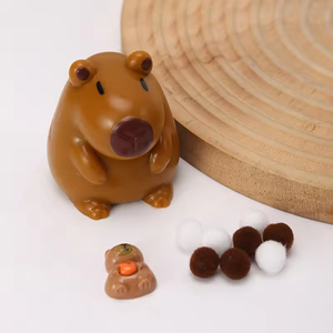 Capybara Eco-friendly TPR Squishy Toys Bundle Stress Relief Party Favor Kids Ages 8+ High Quality Blind Box Certified - Product Image 3