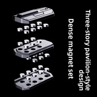 Slider Luminoso de Metal para Dedos, Antiestrés, Gadget EDC, Clicker, Hand Spinner para TDAH, Herramienta de Alivio del Estrés, Regalo