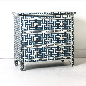 Bone Inlay <b>Small</b> Drawer Direct Factory Sale Bone Inlay Material Bedroom Furniture 2 Drawer <b>Chest</b> for living rooms - Product Image 2