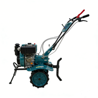 Micro-cultivateur 2 rangs 50 kg avec boîte de vitesses 192CC, moteur diesel 135 de 10 CV, haute efficacité, économie d'énergie, faible consommation de carburant